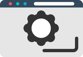 Website Setting Icon vector