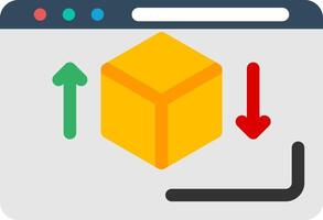 3d Colorful Icon vector