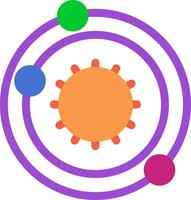 Galaxy Colorful Icon vector