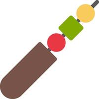 Skewer Colorful Icon vector