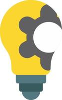 Idea Colorful Icon vector