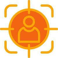 Target Audience Colorful Icon vector