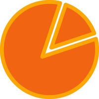 Pie Chart Colorful Icon vector