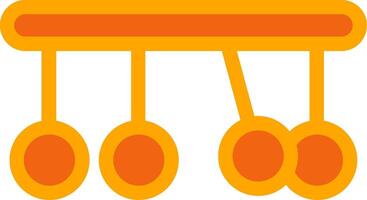 Pendulum Colorful Icon vector