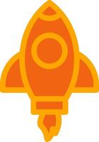 Rocket Colorful Icon vector