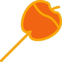 Caramel Apple Colorful Icon vector