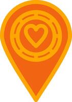 Casino Location Colorful Icon vector