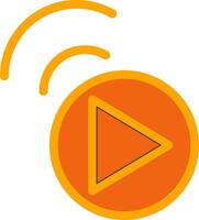 Live Stream Colorful Icon vector