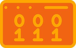 Web Coding Colorful Icon vector