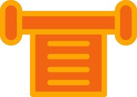 Scroll Colorful Icon vector