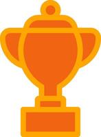 Trophy Colorful Icon vector
