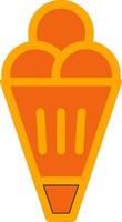 Ice Cream Colorful Icon vector