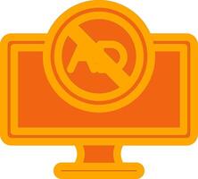 Ad Blocker Colorful Icon vector