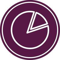 Pie Chart Colorful Icon vector