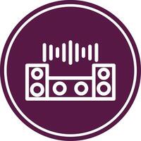 Dj Mixer Colorful Icon vector