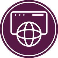 Global Communication Colorful Icon vector