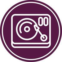 Vinyl PLayer Colorful Icon vector