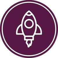 Rocket Colorful Icon vector