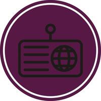 Blackboard Colorful Icon vector