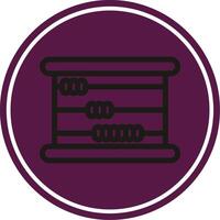 Abacus Colorful Icon vector