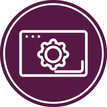 Website Setting Icon vector