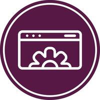 Web Optimization Colorful Icon vector