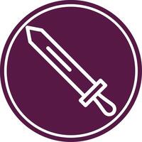 Sword Colorful Icon vector
