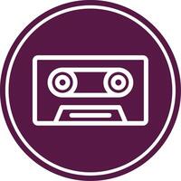 Music Tape Colorful Icon vector