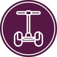 Segway Colorful Icon vector