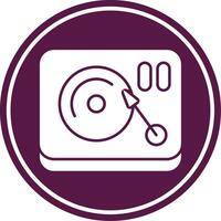 Vinyl PLayer Colorful Icon vector