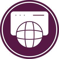 Global Communication Colorful Icon vector