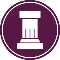 Column Colorful Icon vector