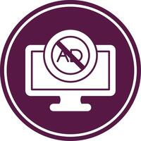 Ad Blocker Colorful Icon vector
