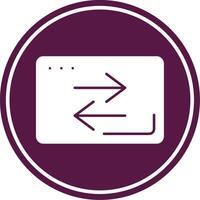 Transfer Colorful Icon vector