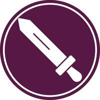 Sword Colorful Icon vector