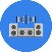Dj Mixer Colorful Icon vector