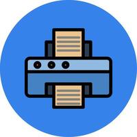 Printer Colorful Icon vector