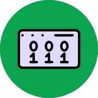 Web Coding Colorful Icon vector