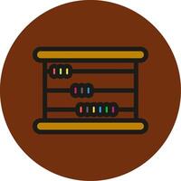 Abacus Colorful Icon vector