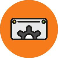Website Colorful Icon vector