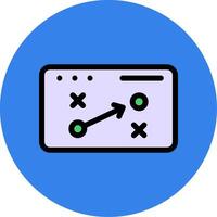 Strategy Colorful Icon vector