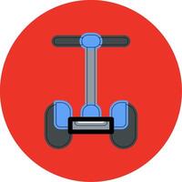Segway Colorful Icon vector