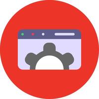 Web Optimization Colorful Icon vector