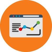 Analytics Colorful Icon vector