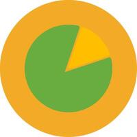 Pie Chart Colorful Icon vector