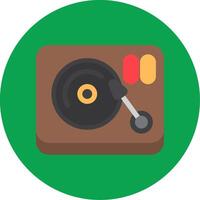 Vinyl PLayer Colorful Icon vector