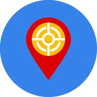 Location Colorful Icon vector