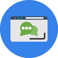Chat Colorful Icon vector