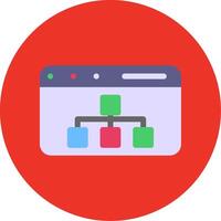 Architechture Colorful Icon vector