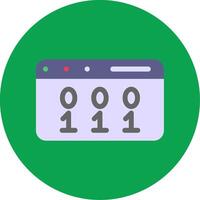 Web Coding Colorful Icon vector